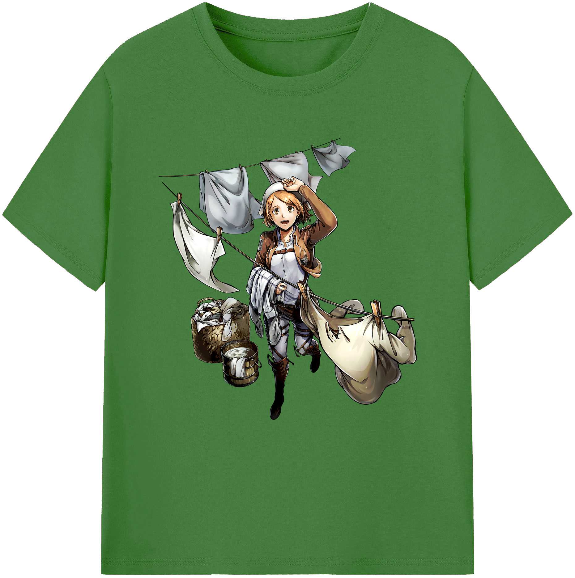 （画像用） 進撃の巨人 ペトラ·ラル Attack on Titan Petra Rall レディースカジュアルプリントTシャツ（綿100％）